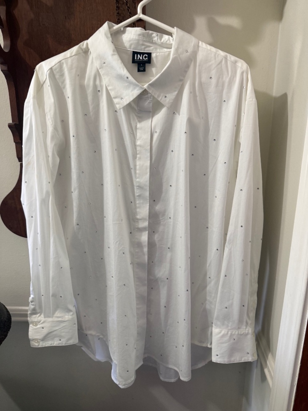 INC Rhinestone Blouse